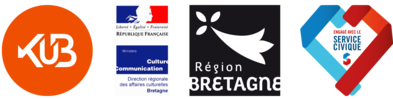 Logos région bretagne, kub, ministère